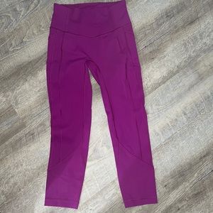 Lululemon magenta purpleish leggings